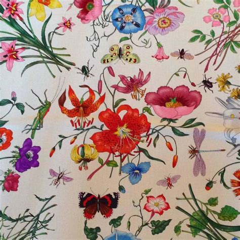 gucci silk flora pattern|gucci floral print.